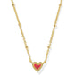 Kendra Scott - Women's Mini Ari Heart Satellite Short Pendant Necklace