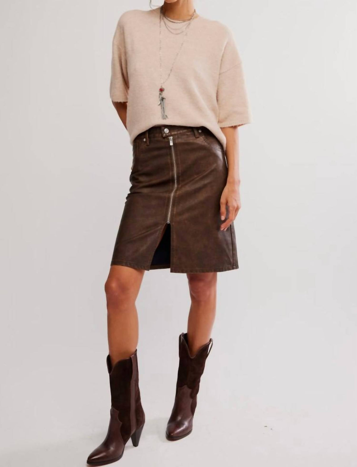 Free People - Sycamore Vegan Midi Skirt