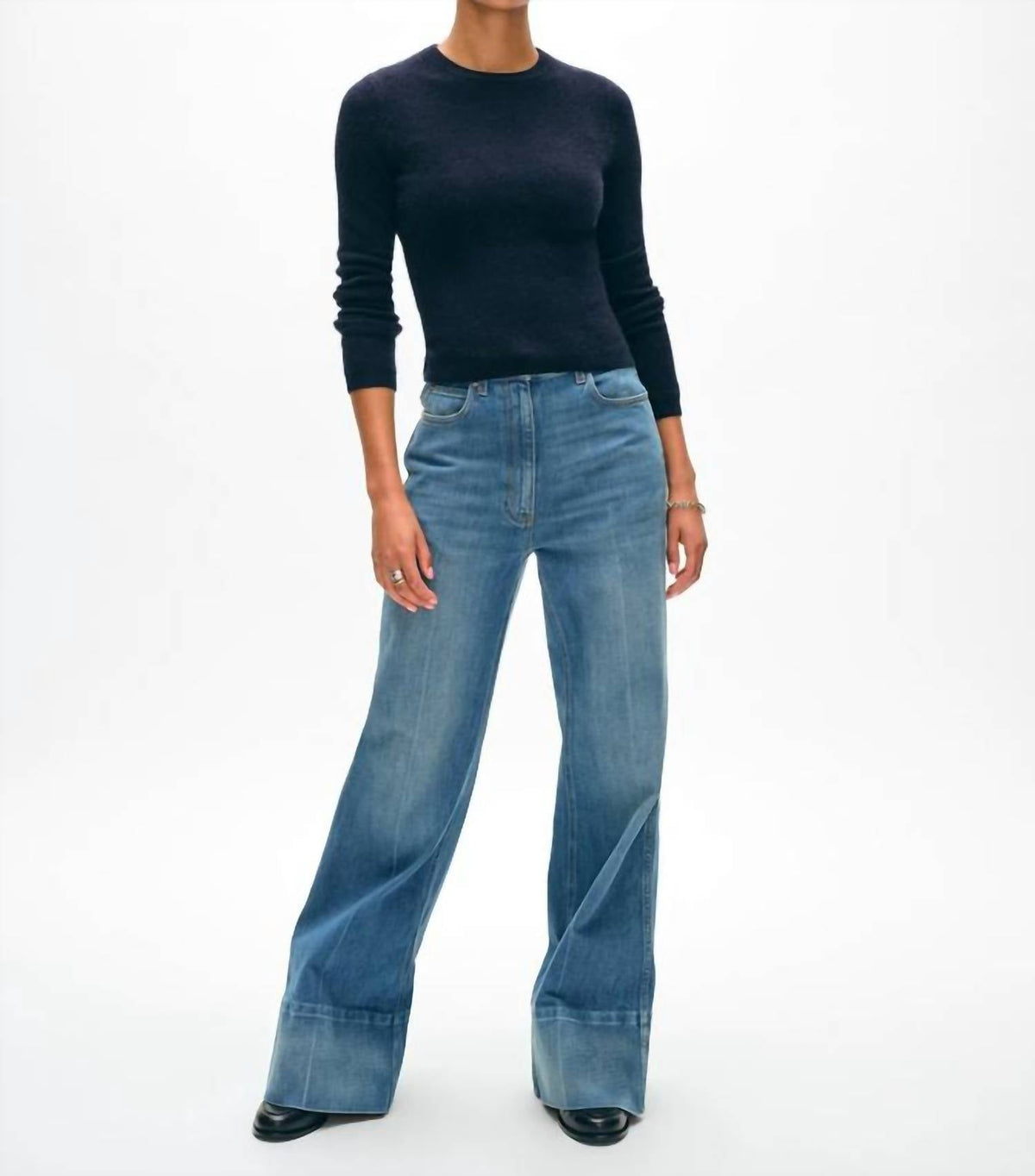 White + Warren - Cashmere Slim Stretch Crew