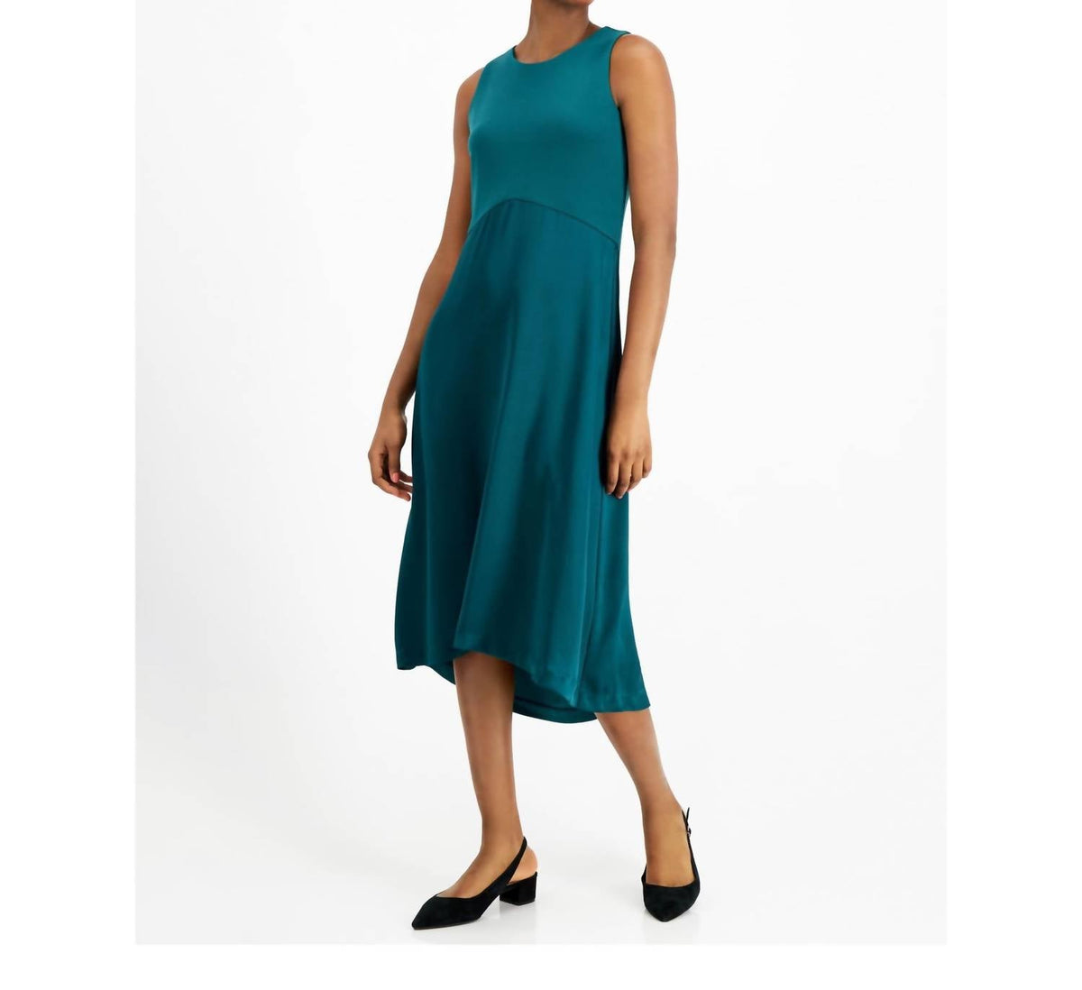 Alfani - Fitted Flare Asymmetrical Dress