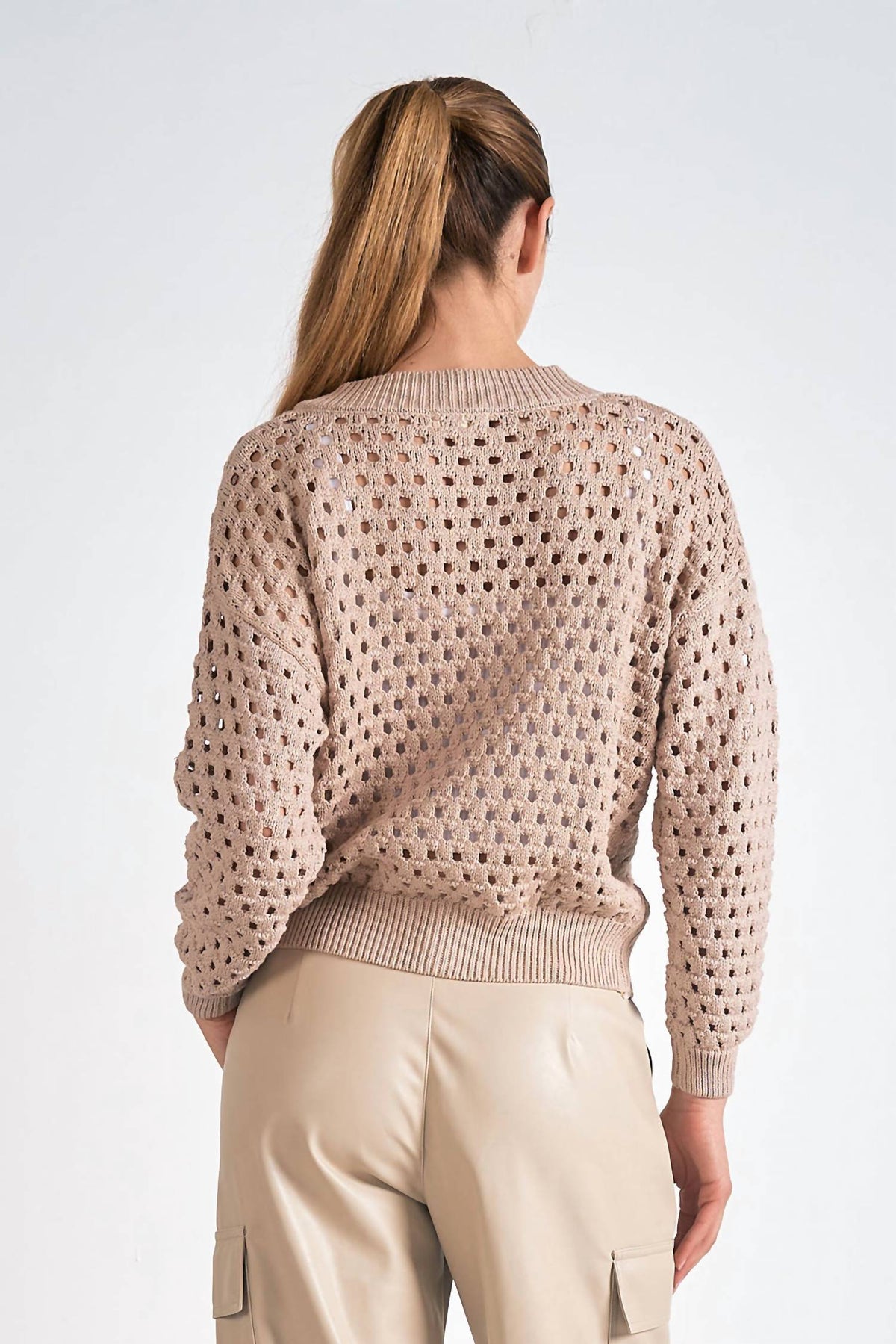 Elan - Candice Zip Cardigan Sweater