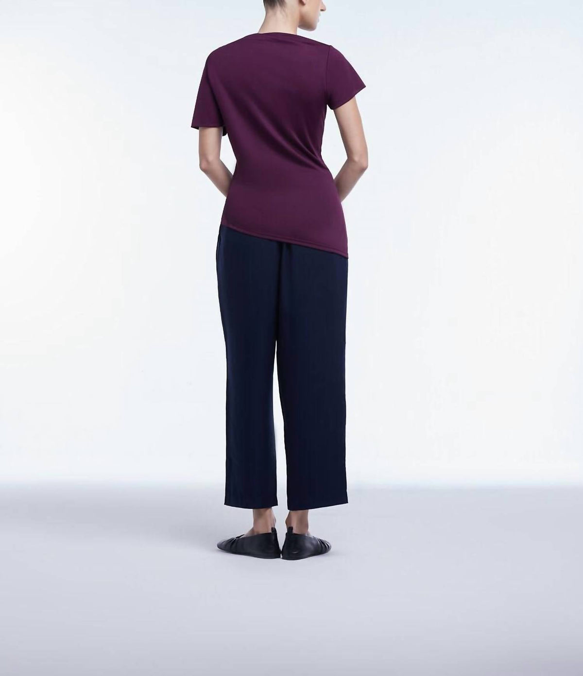 Dāl The Label - Asymmetrical Short Sleeve Top