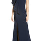 Vince Camuto Women's Ruffled One-Shoulder Gown