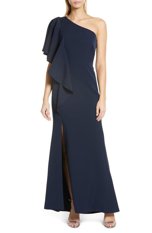 Vince Camuto Women's Ruffled One-Shoulder Gown