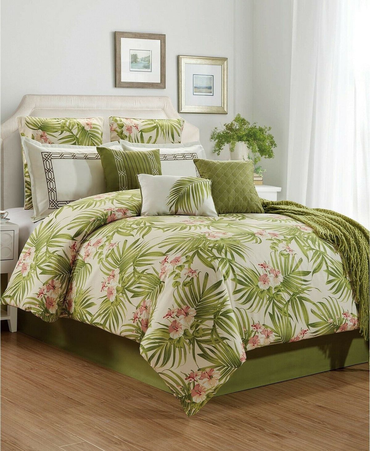 hallmart-collectibles-st-croix-10-piece-queen-comforter-set-green
