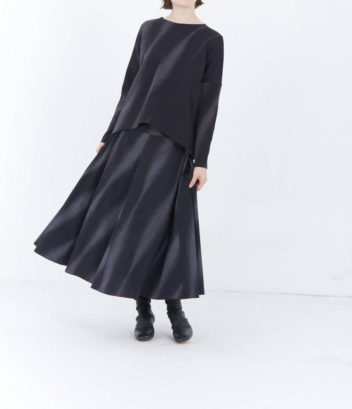 Matthildur - Gable Pima Cotton Midi Skirt