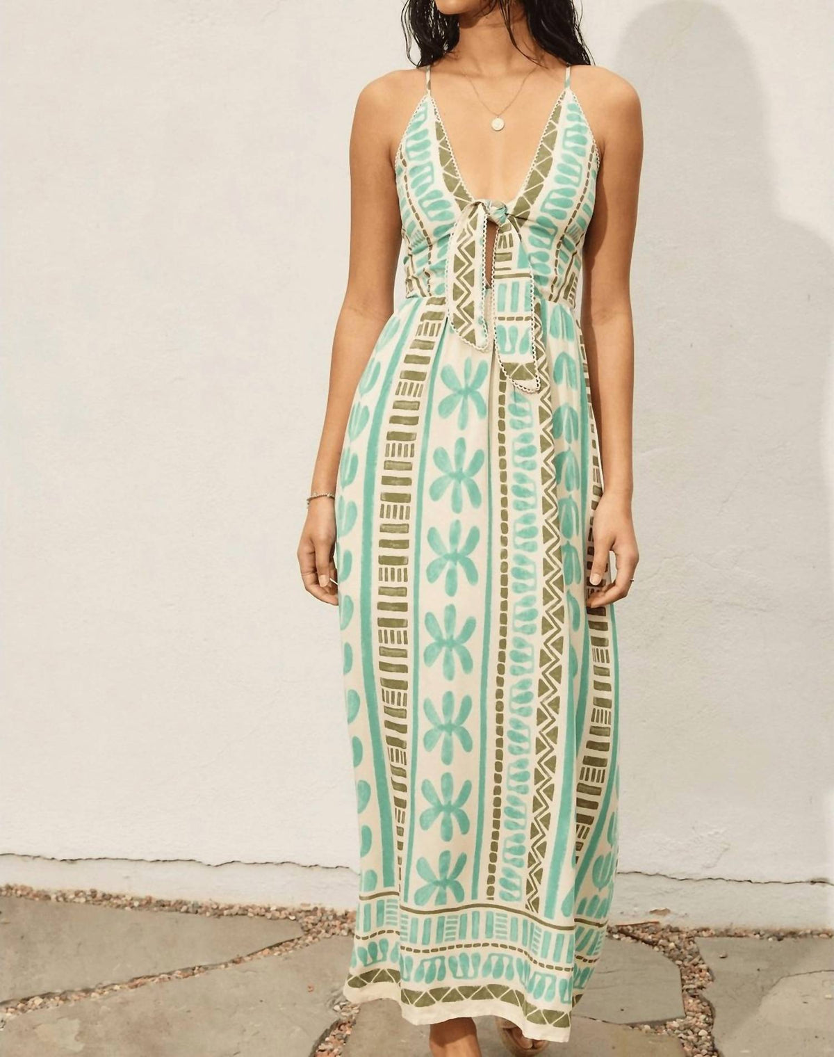 Dress Forum - Front Knot Maxi Dress