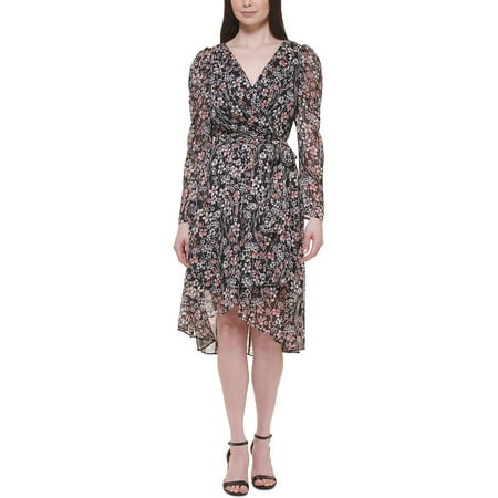 tommy-hilfiger-womens-chiffon-metallic-midi-dress