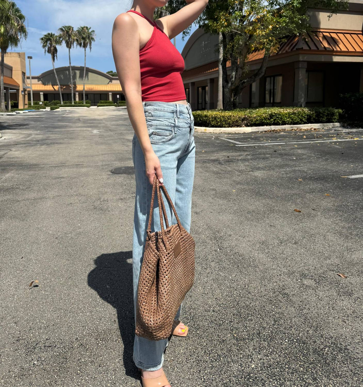 Enza Costa - Cropped Halter Tank
