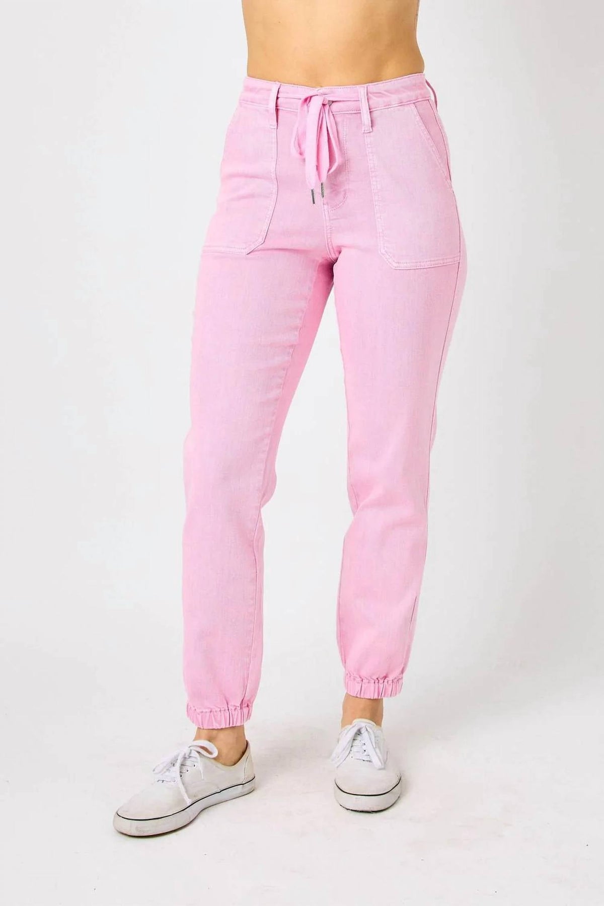 Judy Blue - High Waist Garment Dyed Jogger Jeans
