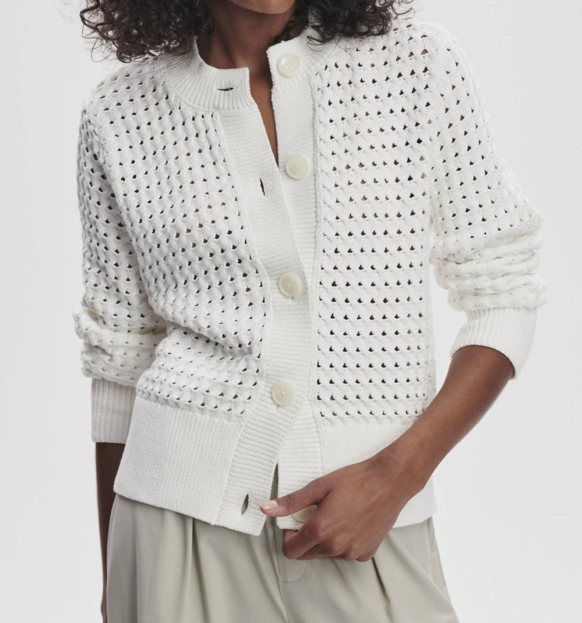 Varley - Bettina Textured Knit Jacket