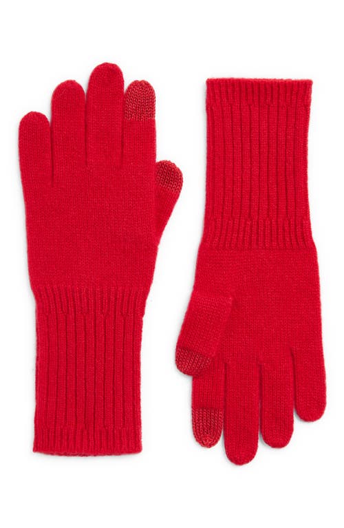 Make Merry Red Cashmere Gloves