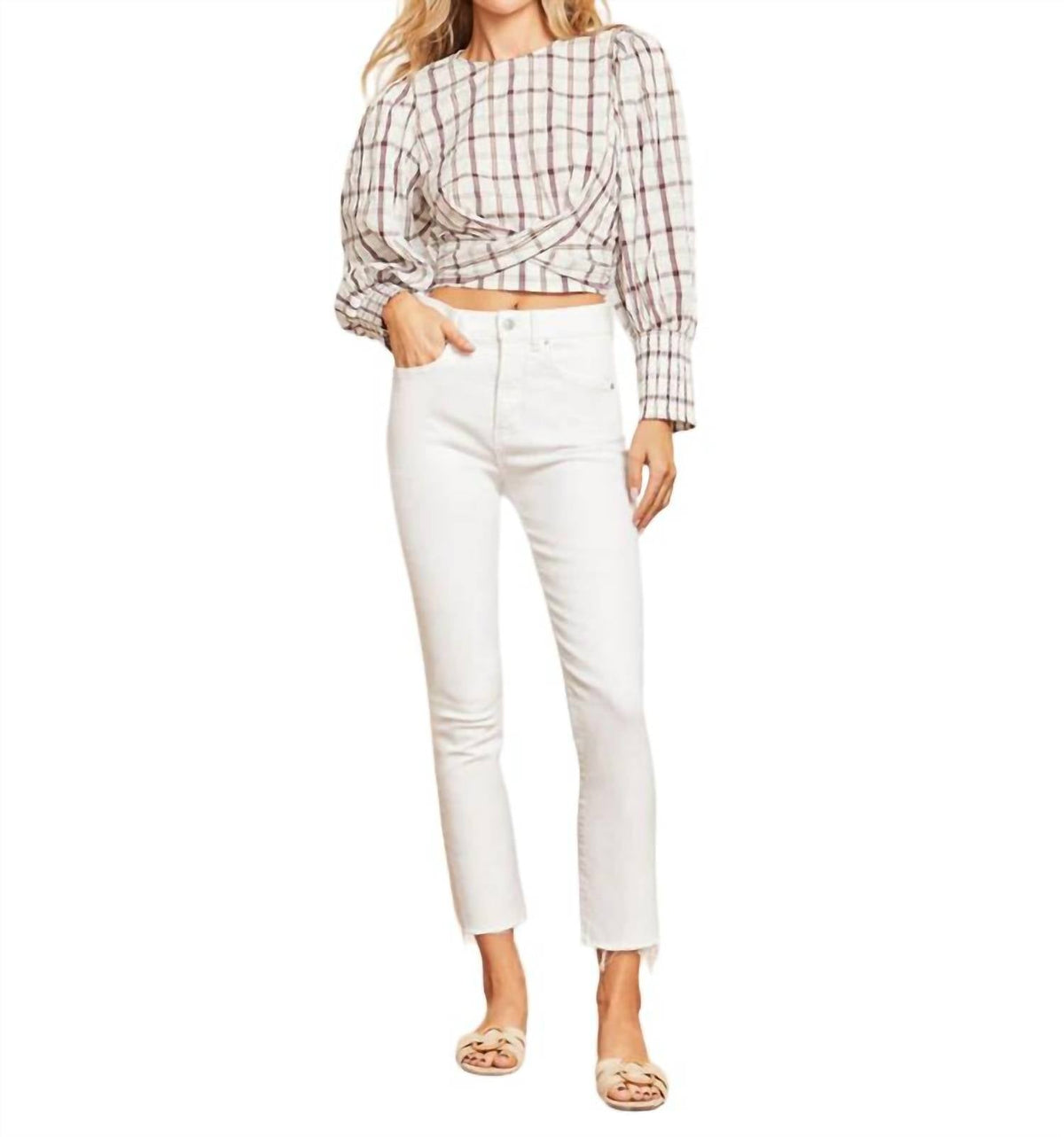 Veronica Beard - Carly Raw Hem Kick Flare Jeans