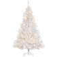 6ft Pre-Lit White Artificial Christmas Tree with 250 Warm White LED Lights