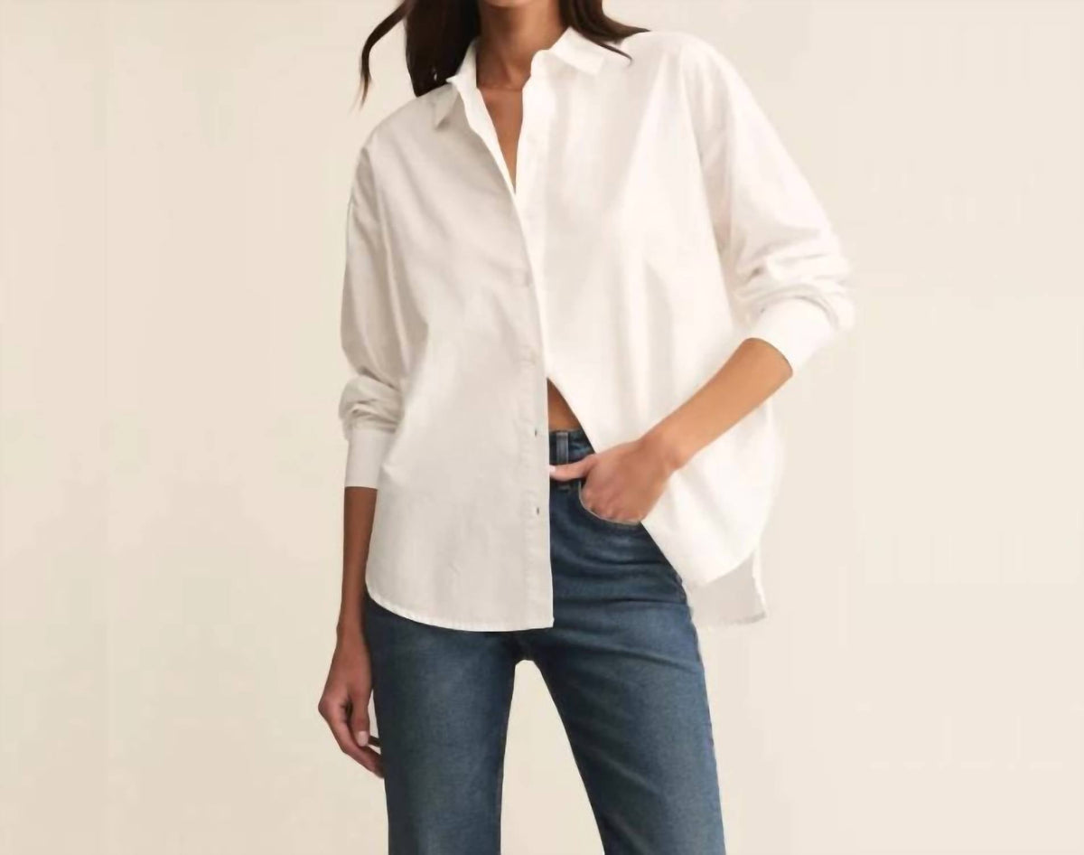 Z Supply - Elevated Poplin Button Up Shirt