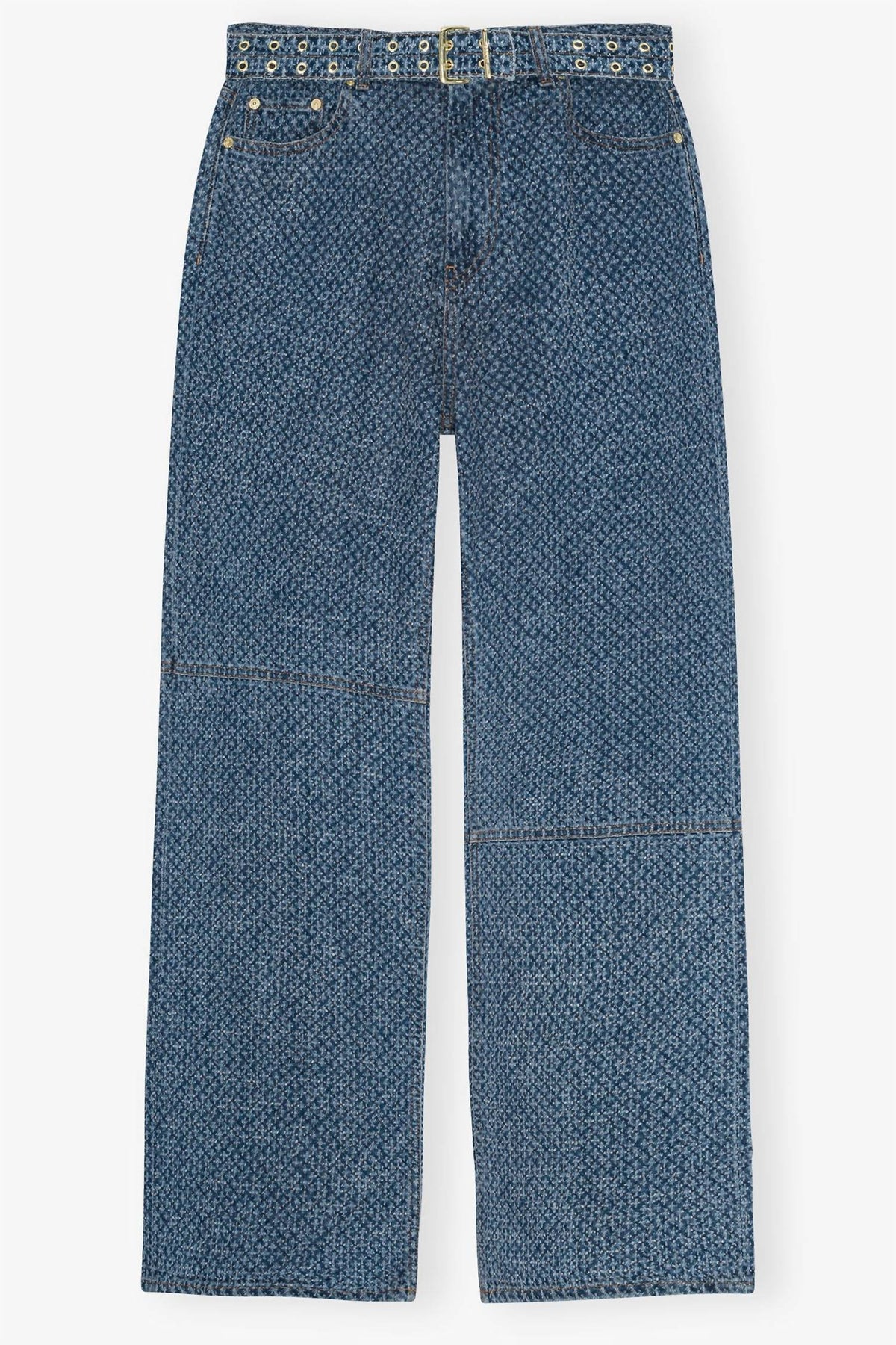 Ganni - Textured Izey Jeans