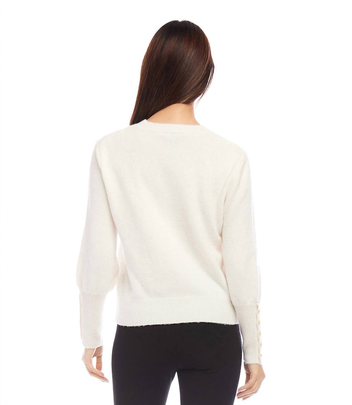 Karen Kane - Button Sleeve Sweater