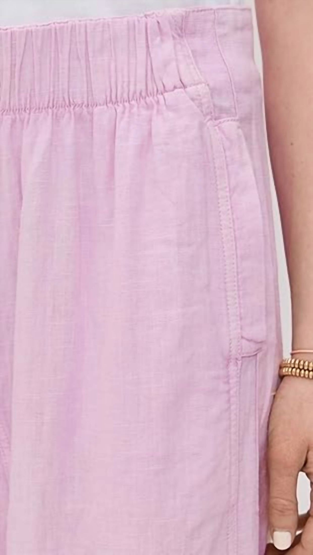Free People - Day's End Linen Pull-on Pants