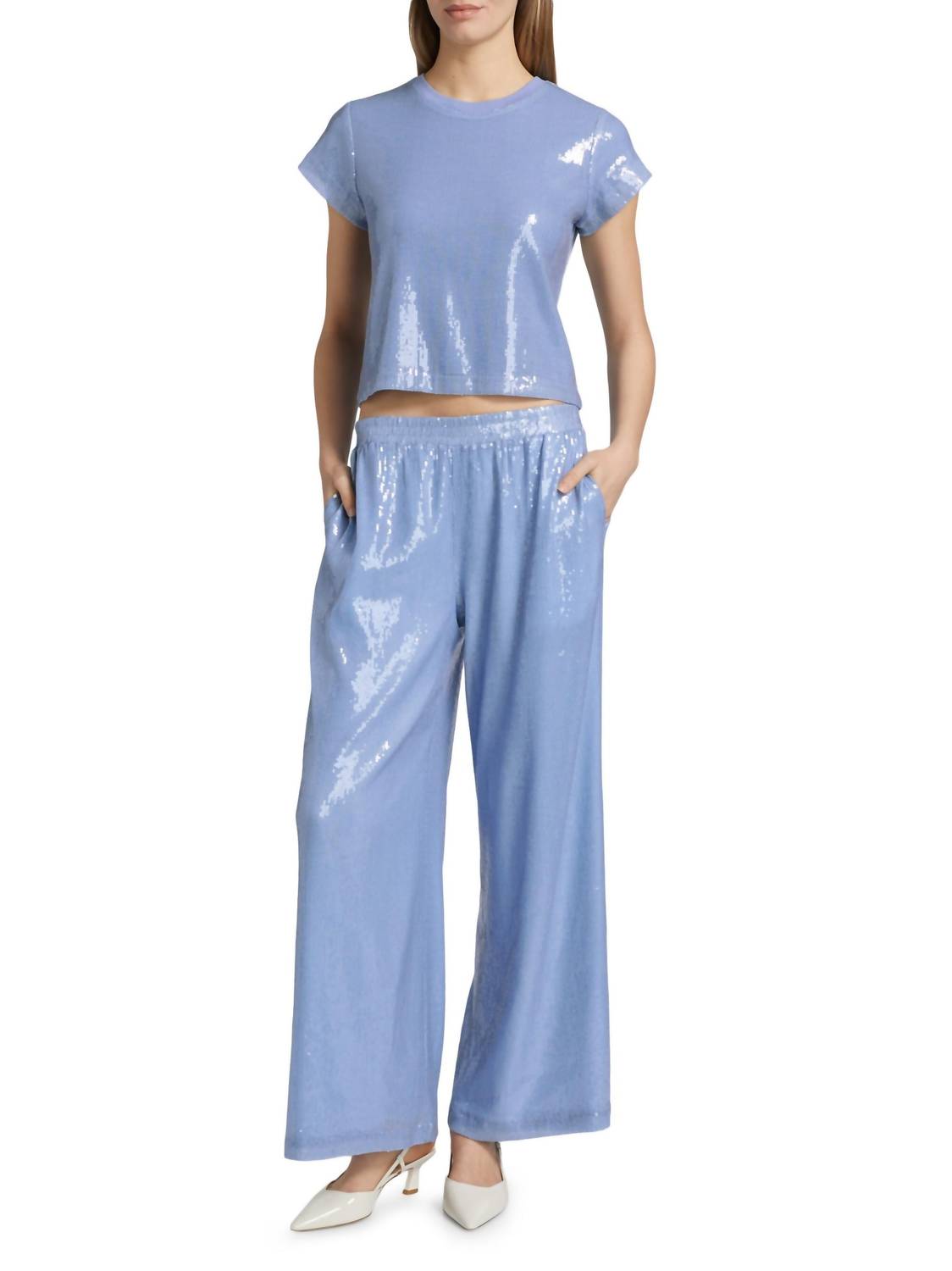 Generation Love - Talia Sequined Wide-leg Pants