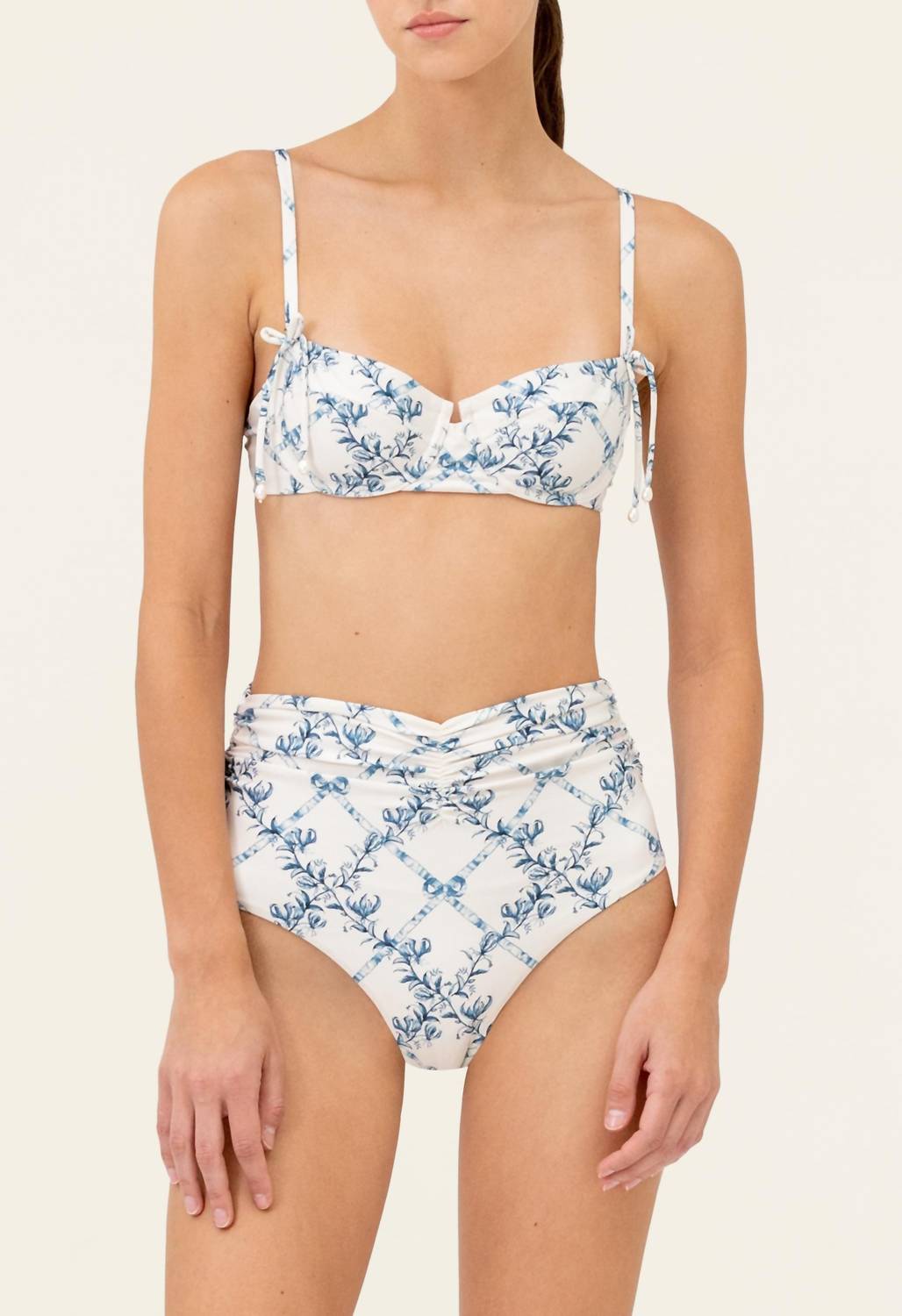 Agua By Agua Bendita - Sentido Gloriosa Tie Detail Bikini Top