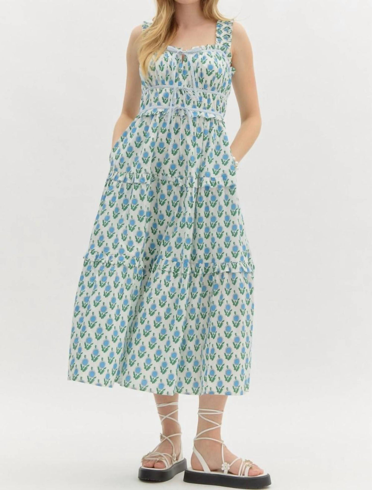 Entro - Floral Maxi Dress