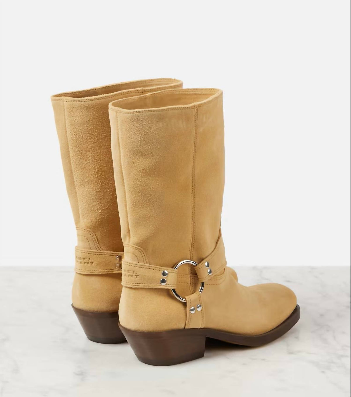 Isabel Marant - Antya Suede Biker Boots