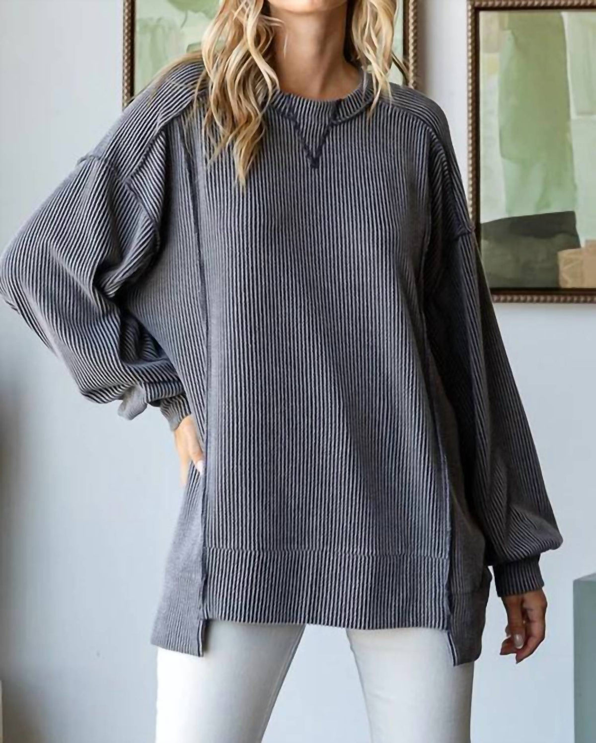 7Th Ray - Ribbed Sweater