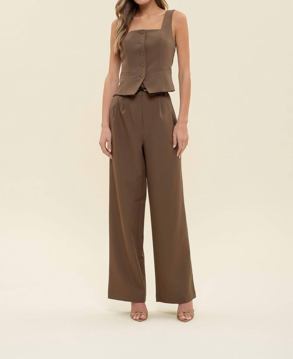 Blu Pepper - Greenwich Pleat Trouser