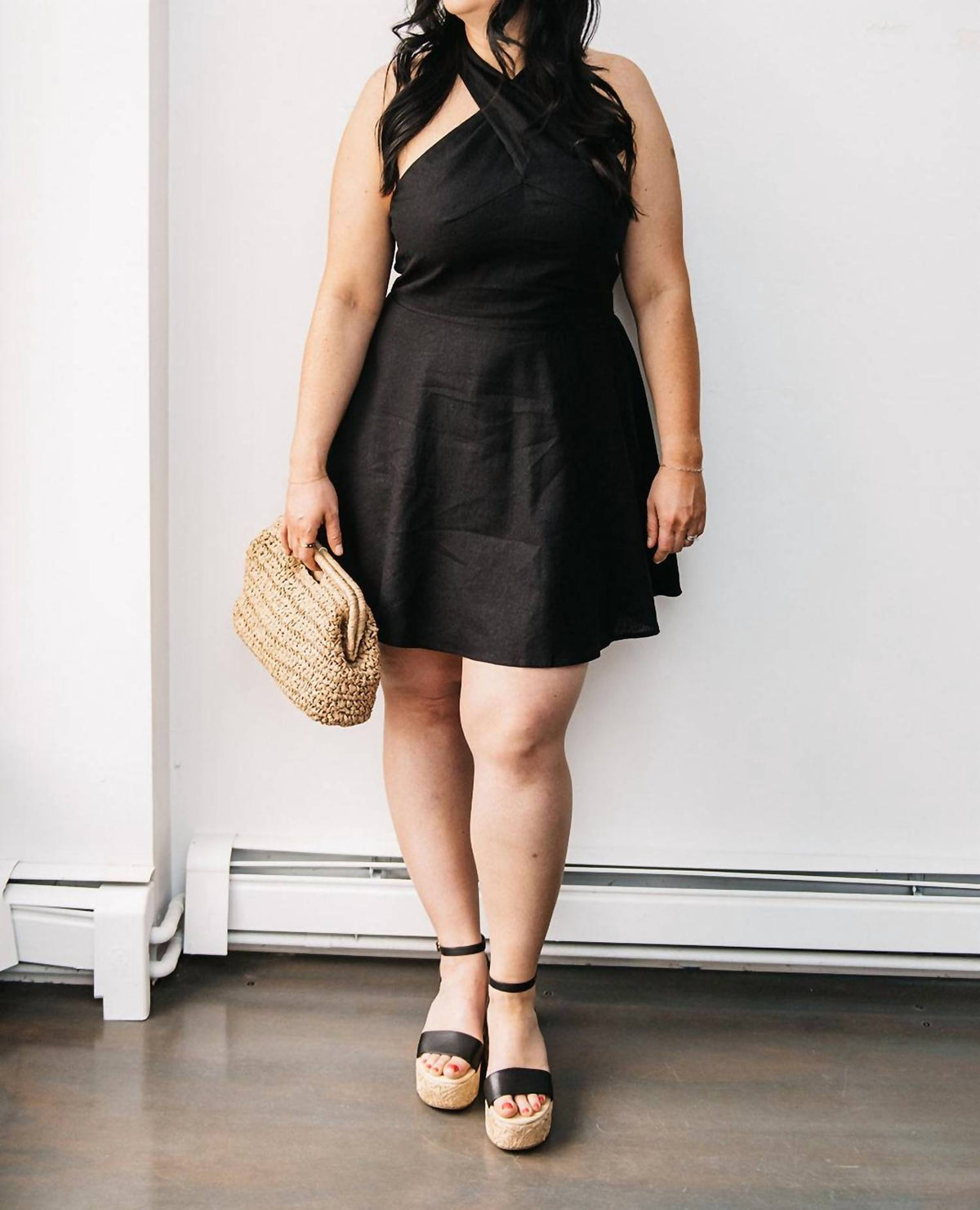 Steve Madden - Wrap Neck Mini Dress