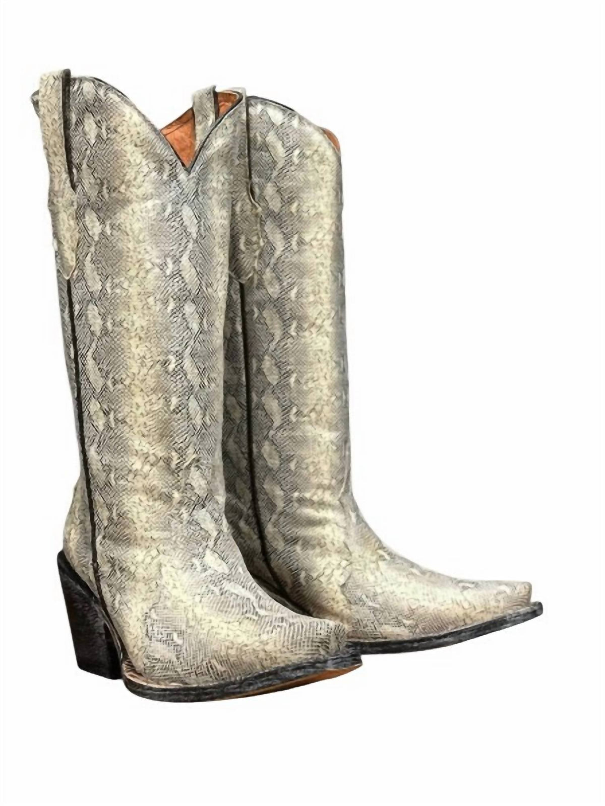 Tanner Mark - Caruguna Print Leather Boots