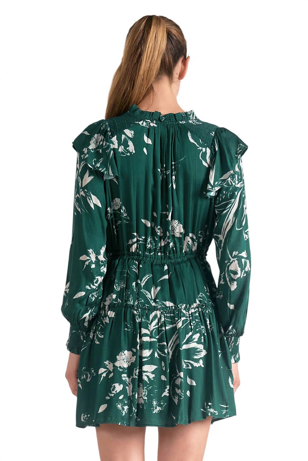 Elan - Alexia Long Sleeve Dress
