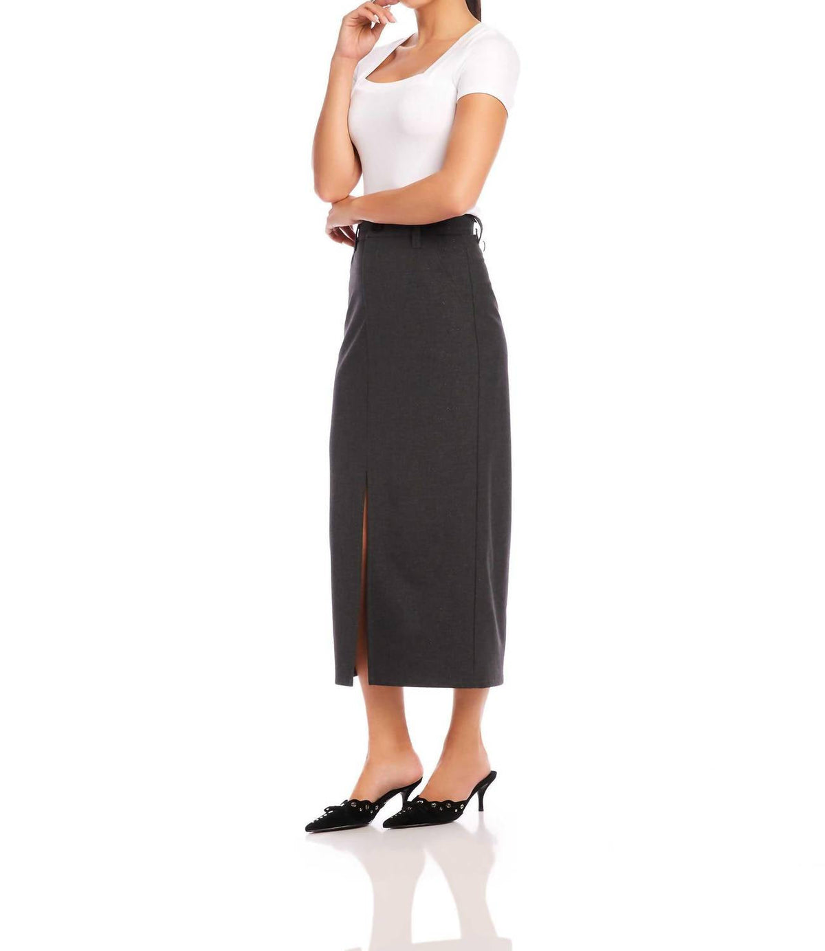 Fifteen Twenty - Claire Pencil Silhouette Skirt