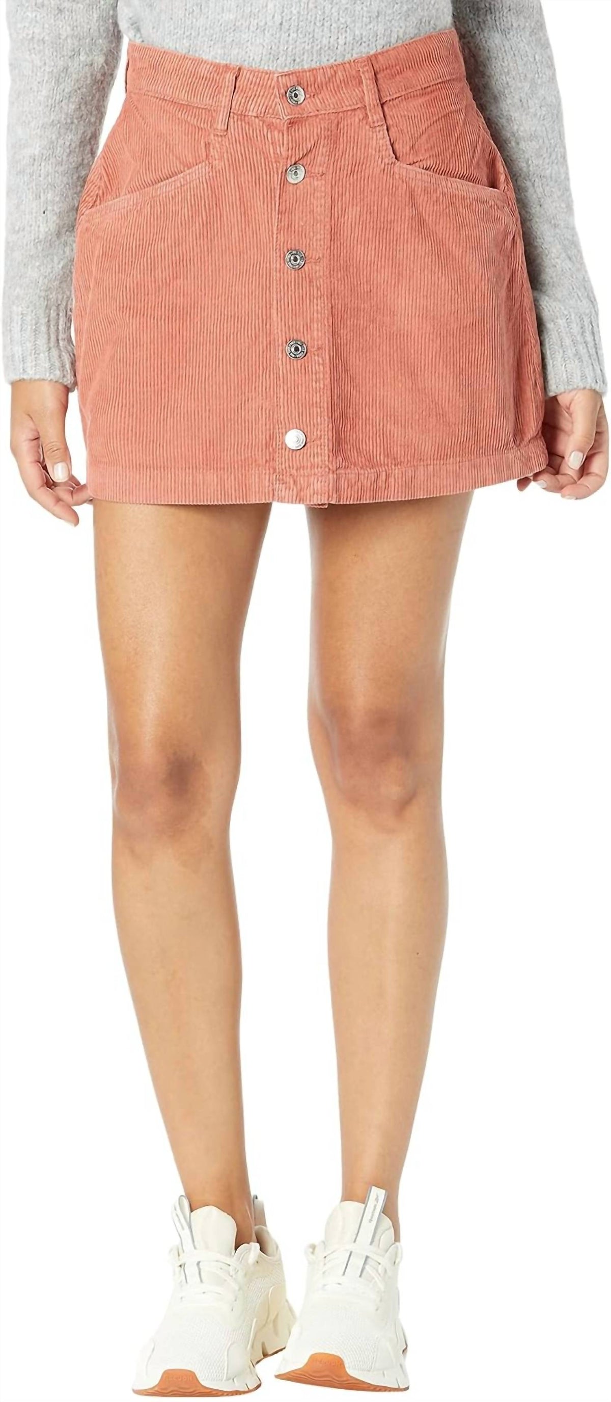 Free People - Ray Cord Miniskirt