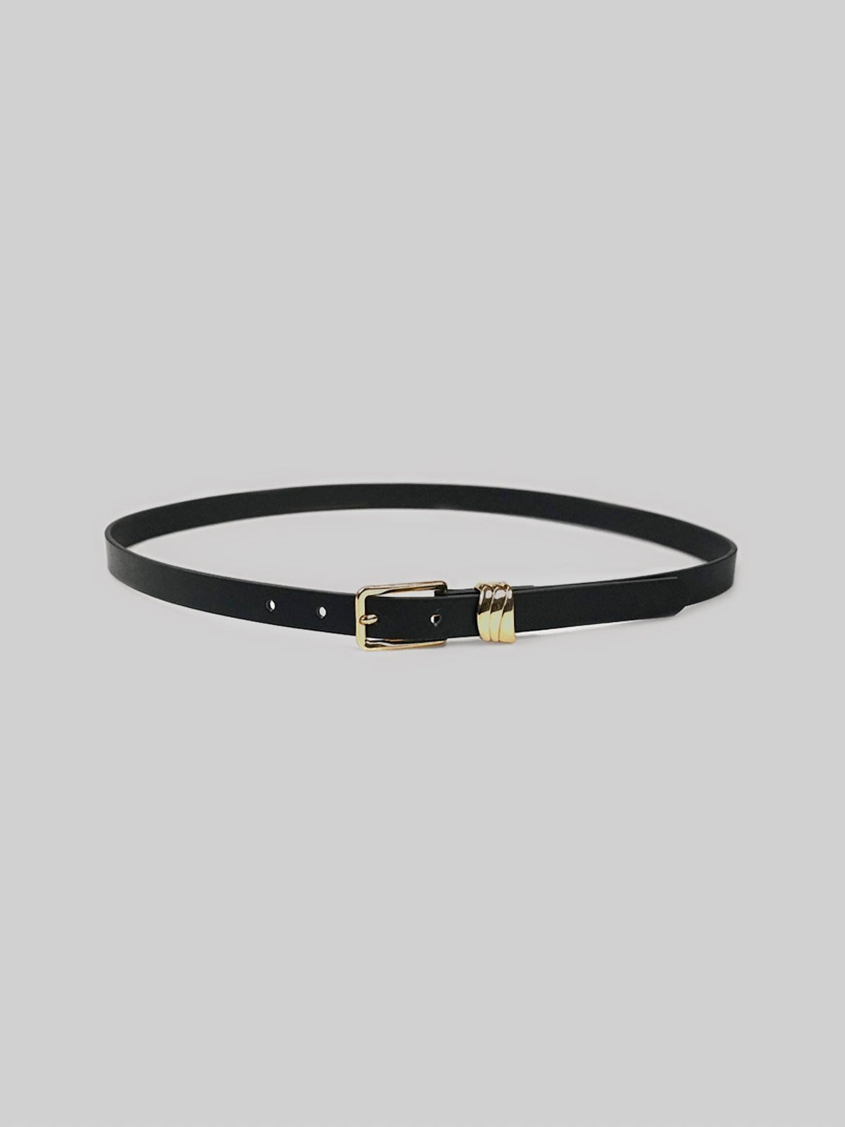 Petit Moments - Women's Thin Rectangle Buckle Belt