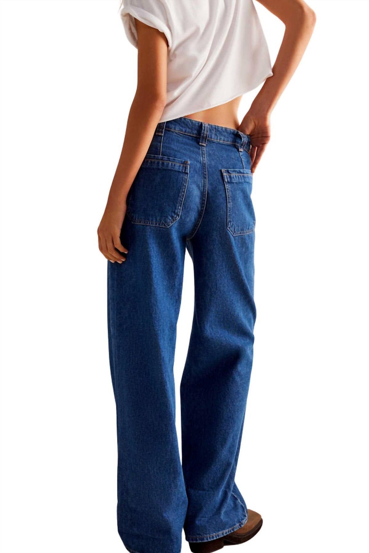 Free People - Palmer Cuffed Jeans