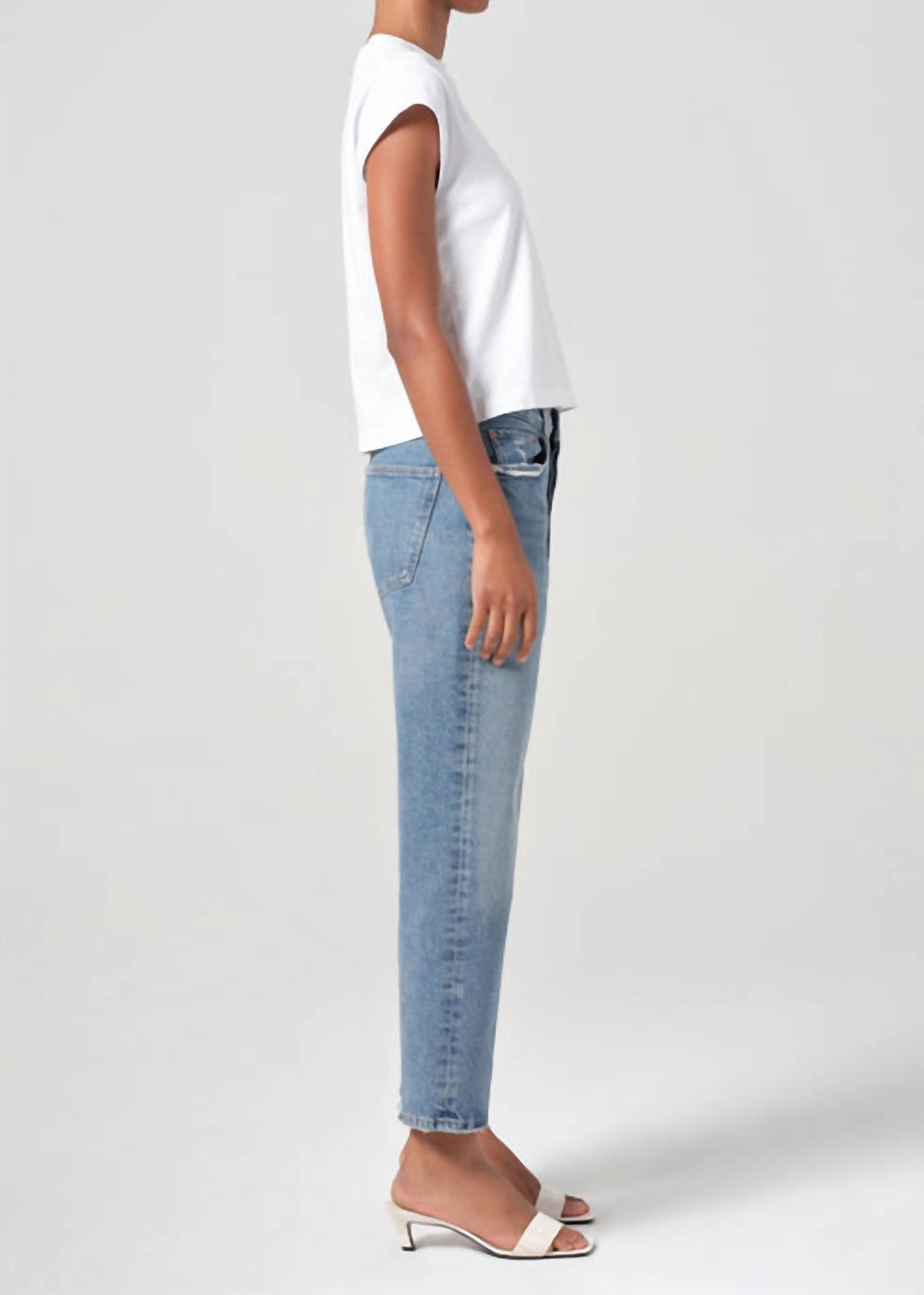 Agolde - 90's Crop Mid Rise Straight Jean
