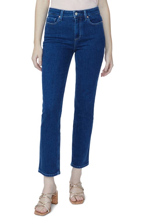 PAIGE Cindy High Waist Straight Leg Jeans in Blue, Size 26