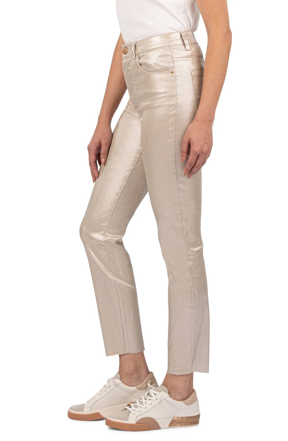 Kut From The Kloth - Charlize High Rise Cigarette Raw Hem Jeans