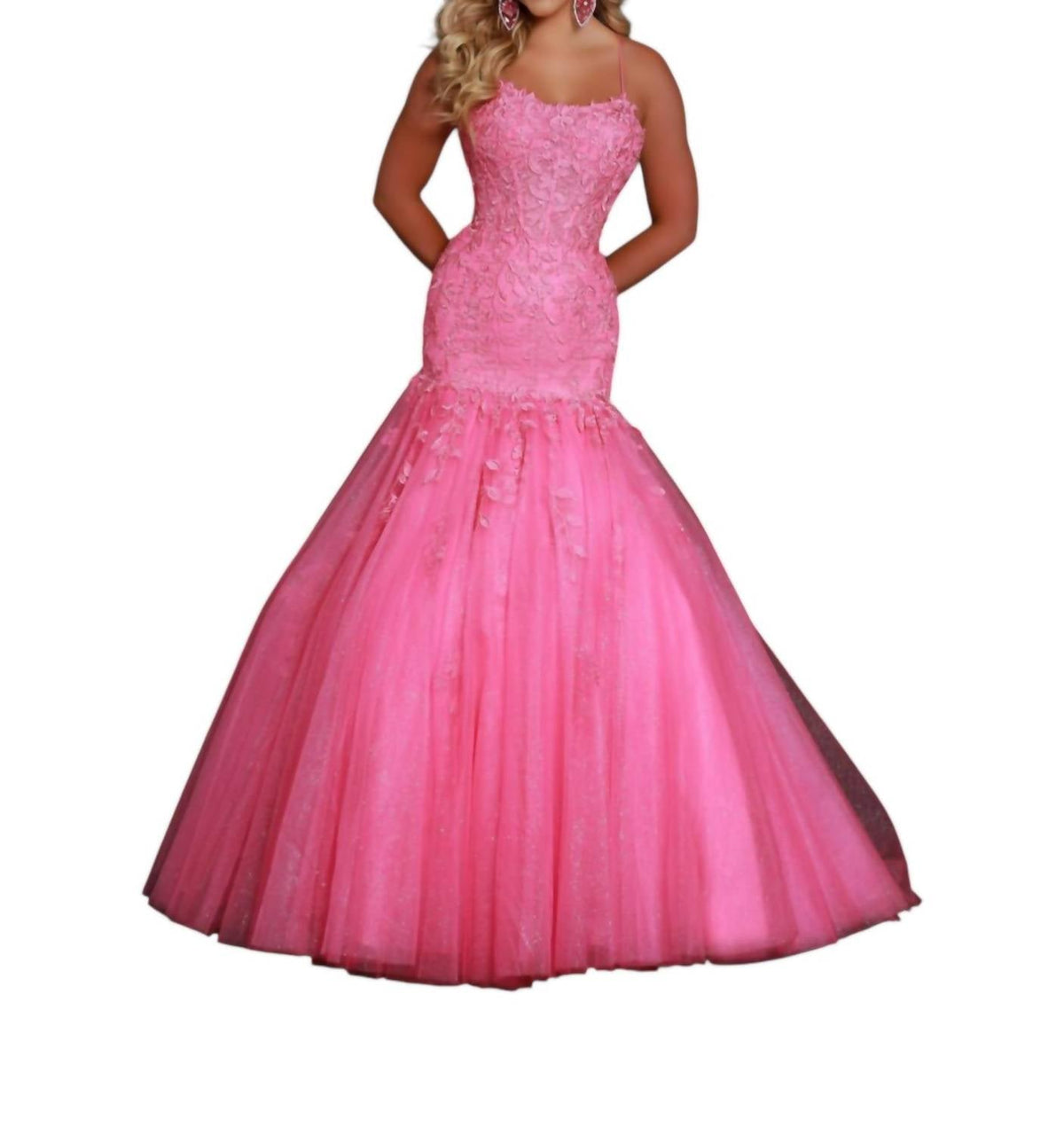 2Cute - Mermaid Patterned Ball Gown