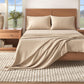 Heathered Solid Cotton Blend Flannel Sheet Set - Anders Collection