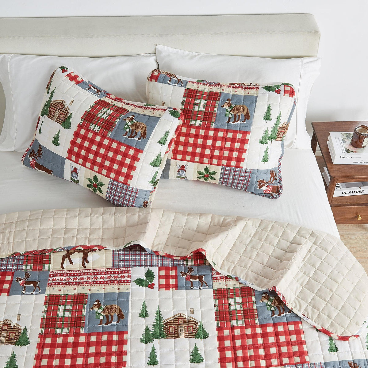 Colorful Holiday Quilt Set - Midnight Magic Collection