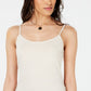 Maison Jules Women's Adjustable Camisole Beige Size Small