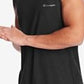 Ideology  Men's Mesh Trimmed Sleeveless T-Shirt Black Size X-Large