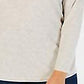 Style & Co Women's Long-Sleeve Crewneck Top Brown Size Medium