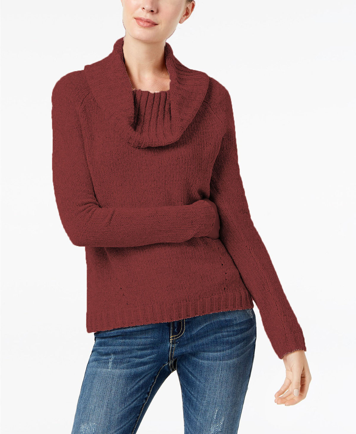 INC International Concepts Women's Cowl-Neck Chenille Sweater Size X-Large