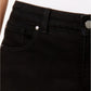 Charter Club Women's Petite Tummy-Control Bristol Capri Jeans Black Size 6 P