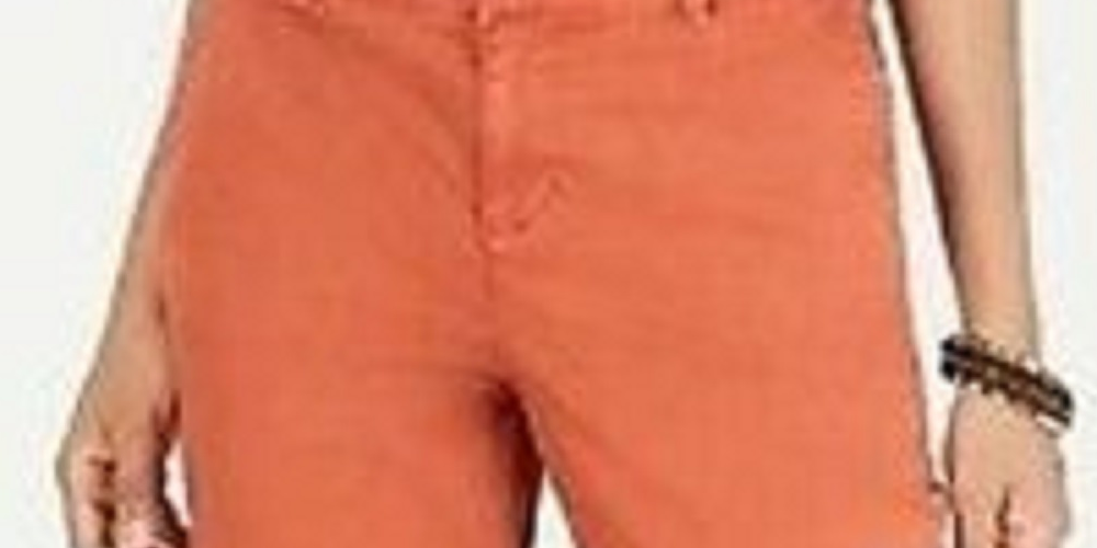 Style & Co Women's Chino Pants Dark orange Size 16