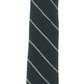 Alfani Men's Grantly Wool Blend Striped Neck Tie Black Size Regular
