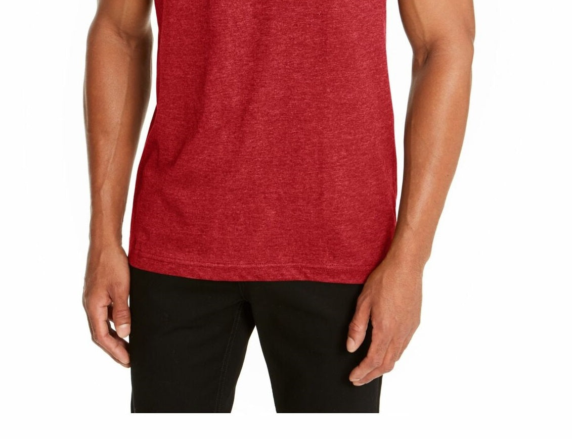 Alfani Men's V-Neck Undershirt Red Size Small