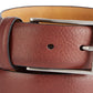 Tasso Elba Men's Textured Belt  Honey Size Small